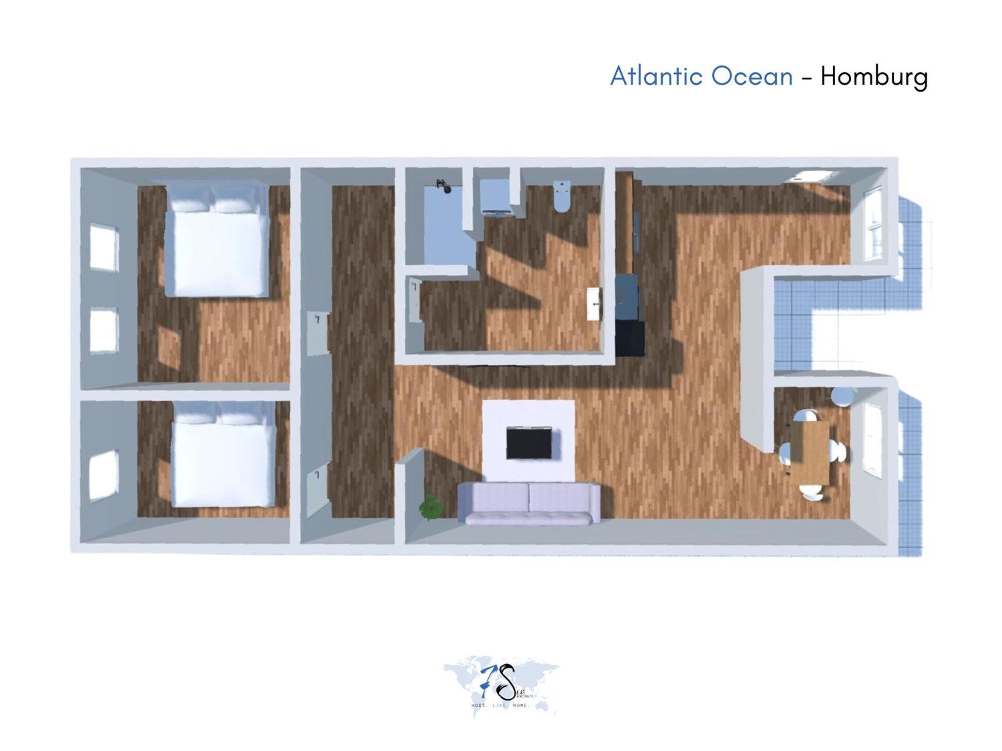 7Seas Boutique Aparthotel Homburg - Stilvoll, Digital & Ideal Fuer Familie & Business Стая снимка